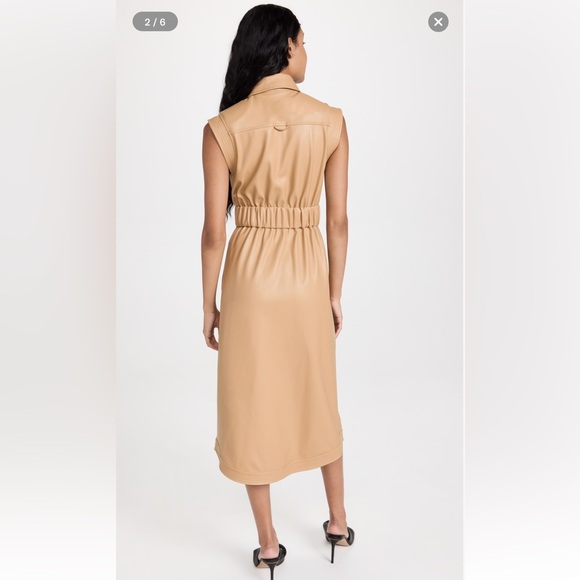Jonathan Simkhai Nima Faux Leather Dress - Picture 2 of 4